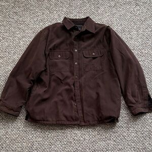 Weatherproof Men's Dark Brown Shirt Jacket